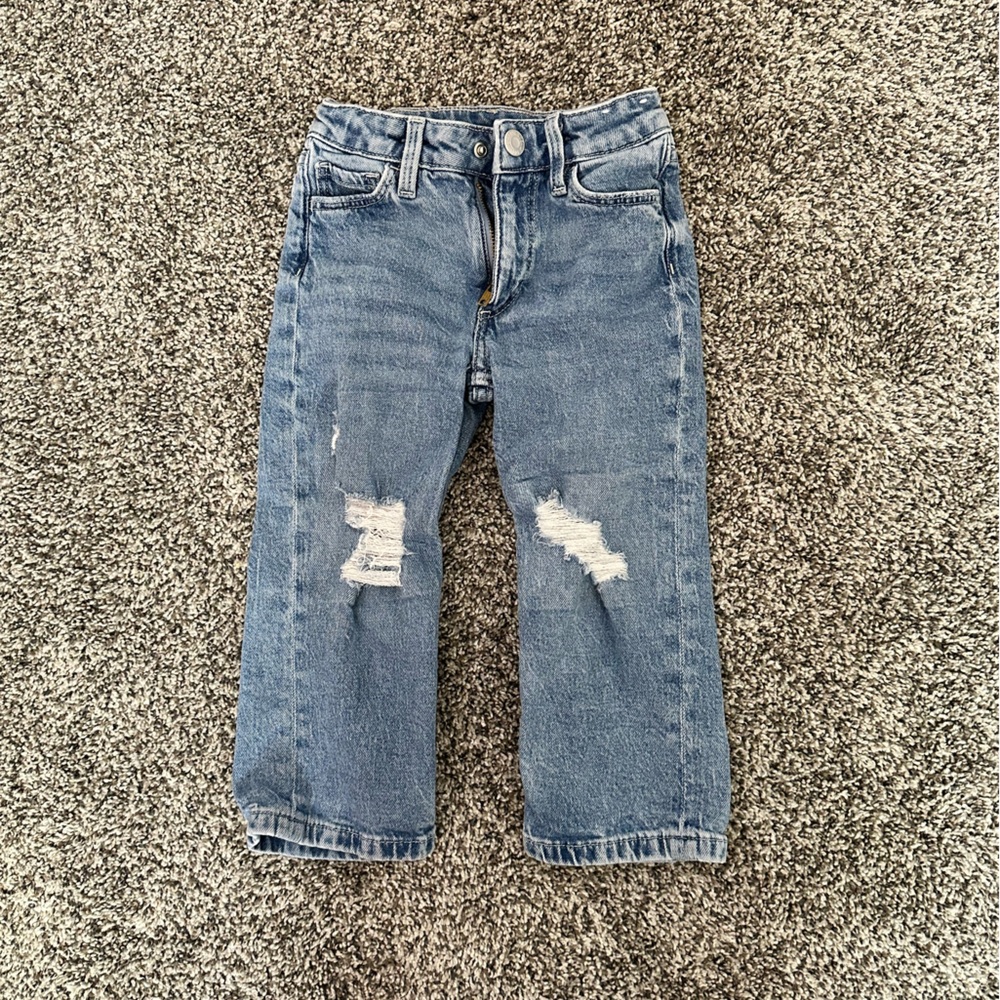 Toddler girl baggy jeans